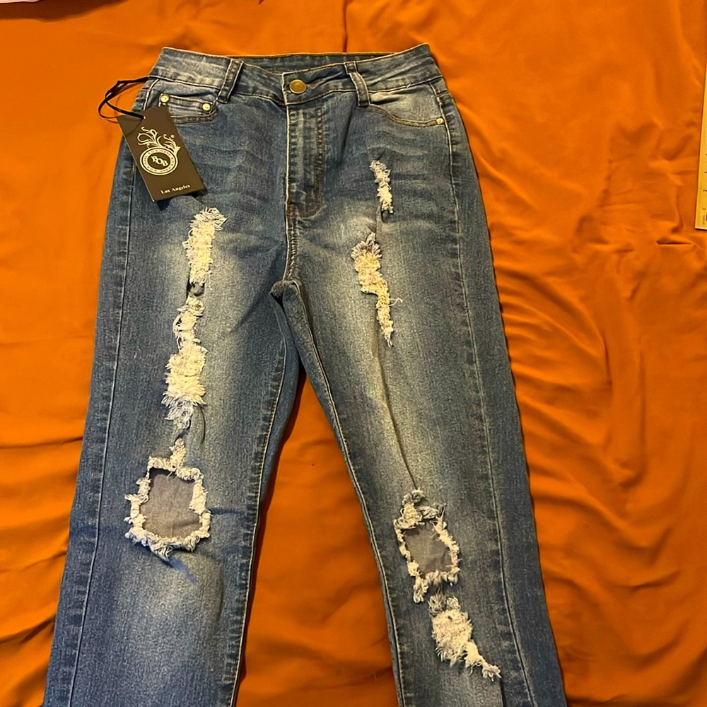 B.O.B Jeans Size 9/10 Distressed